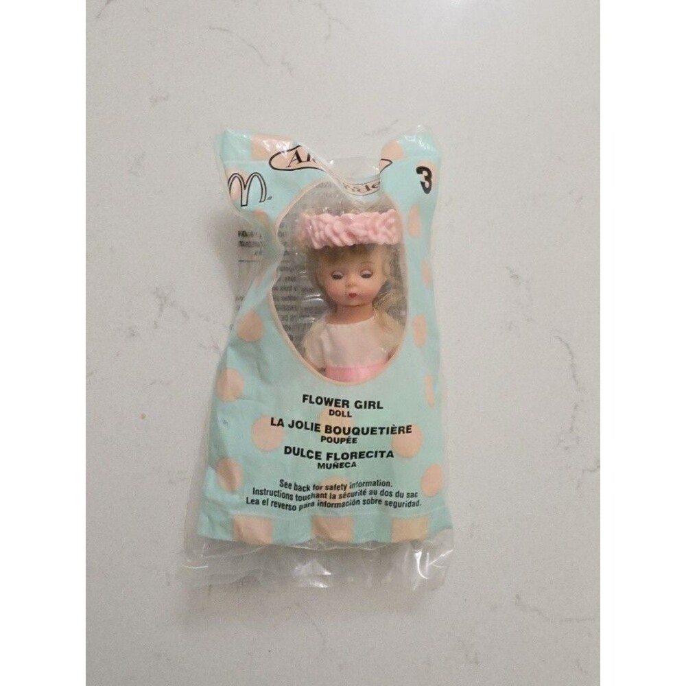 McDonald's Madame Alexander Lot of 2 New Sealed. Flower Girl & kick It Boy